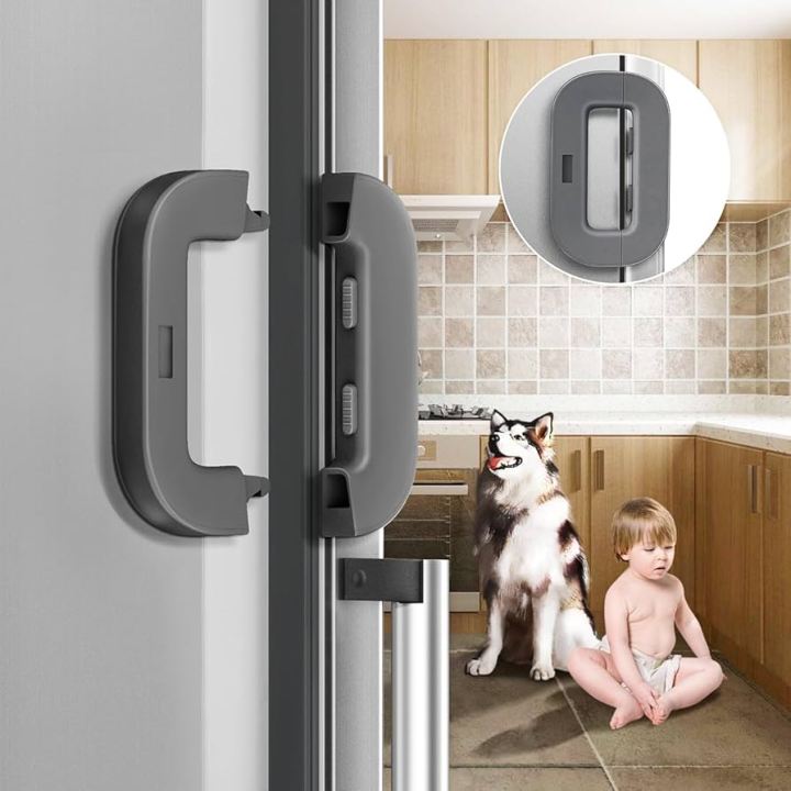 Title: Child Safety Refrigerator Lock | Strong Adhesive Fridge & Cabinet Lock for Kids & Pets