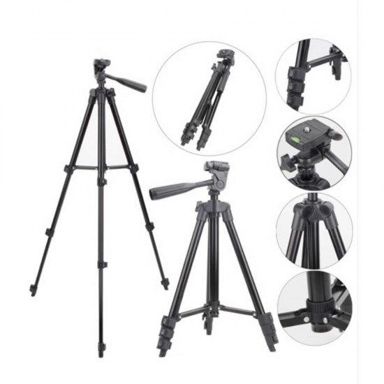 3120 Portable Tripod Stand with Mobile Holder & Carry Bag